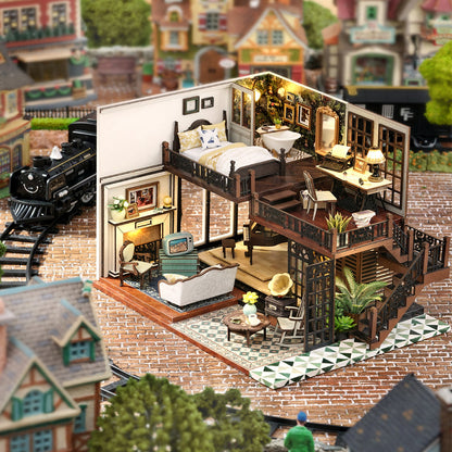 DIYeria™ | 1: 24 DIY Dollhouse Kit (Time Impression)