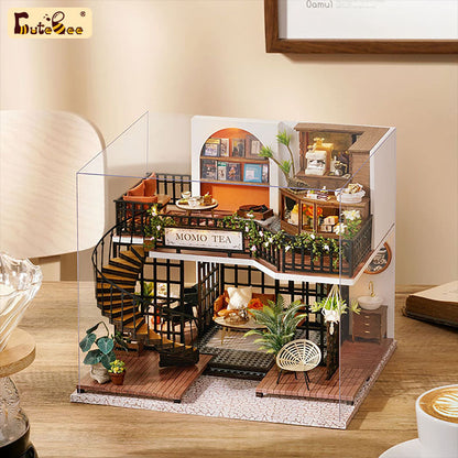 DIYeria™ | 1: 24 DIY Dollhouse Kit (Forest Teashop )