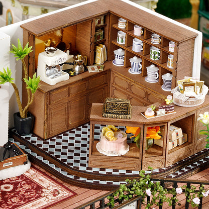 DIYeria™ | 1: 24 DIY Dollhouse Kit (Forest Teashop )