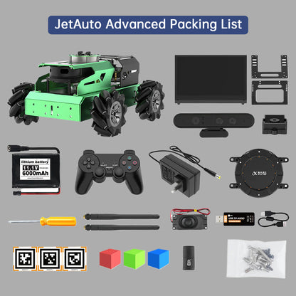 DIYeria™ | Educational Miniature Programming JetAuto ROS Robot Car Powered by Jetson Nano