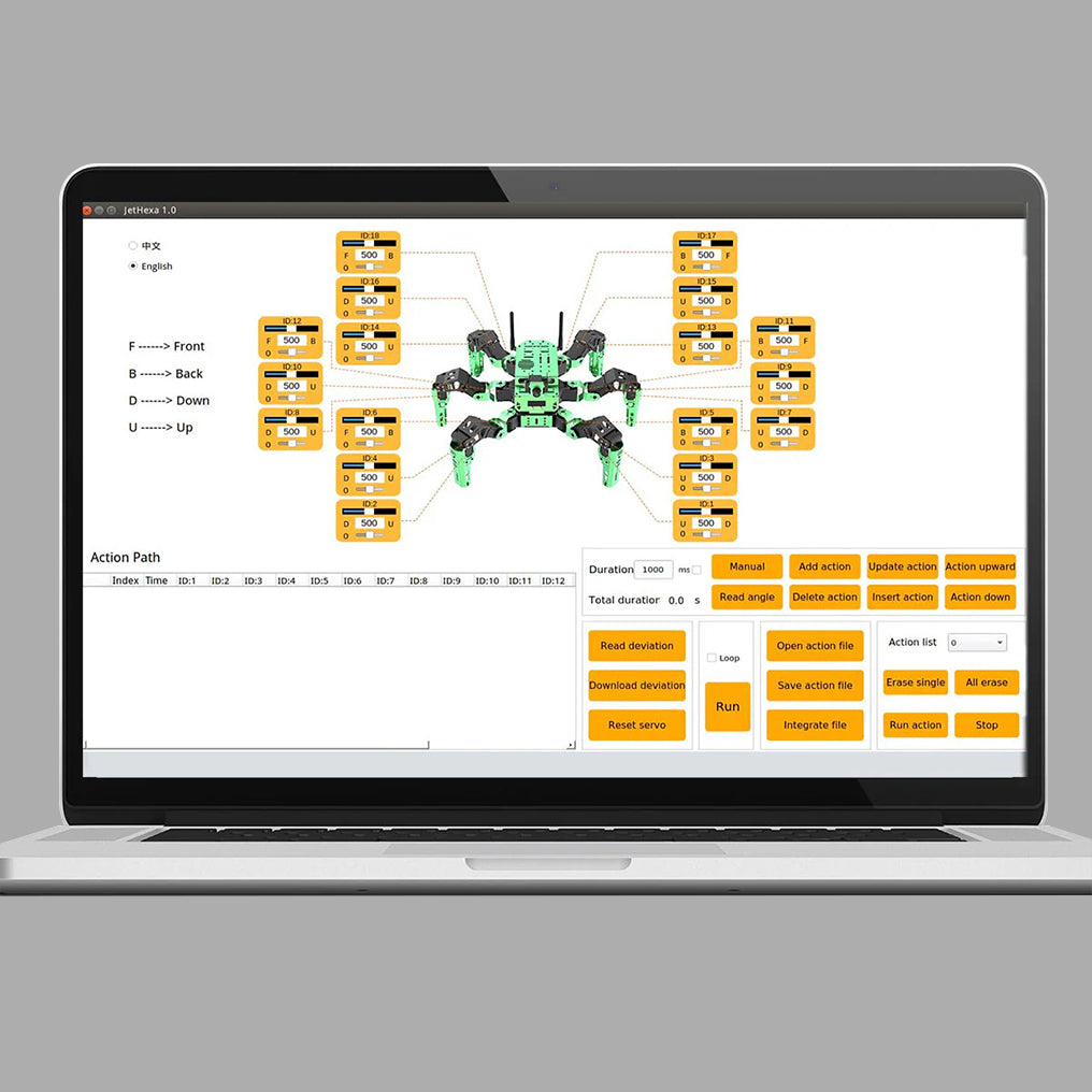 DIYeria™ | Educational Miniature Programming JetHexa ROS Hexapod Robot Kit Powered by Jetson Nano