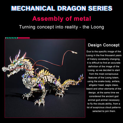 DIYeria™ | DIY 3D Mechanical Dragon Metal Model Puzzles for Adults Building Block Set Toys