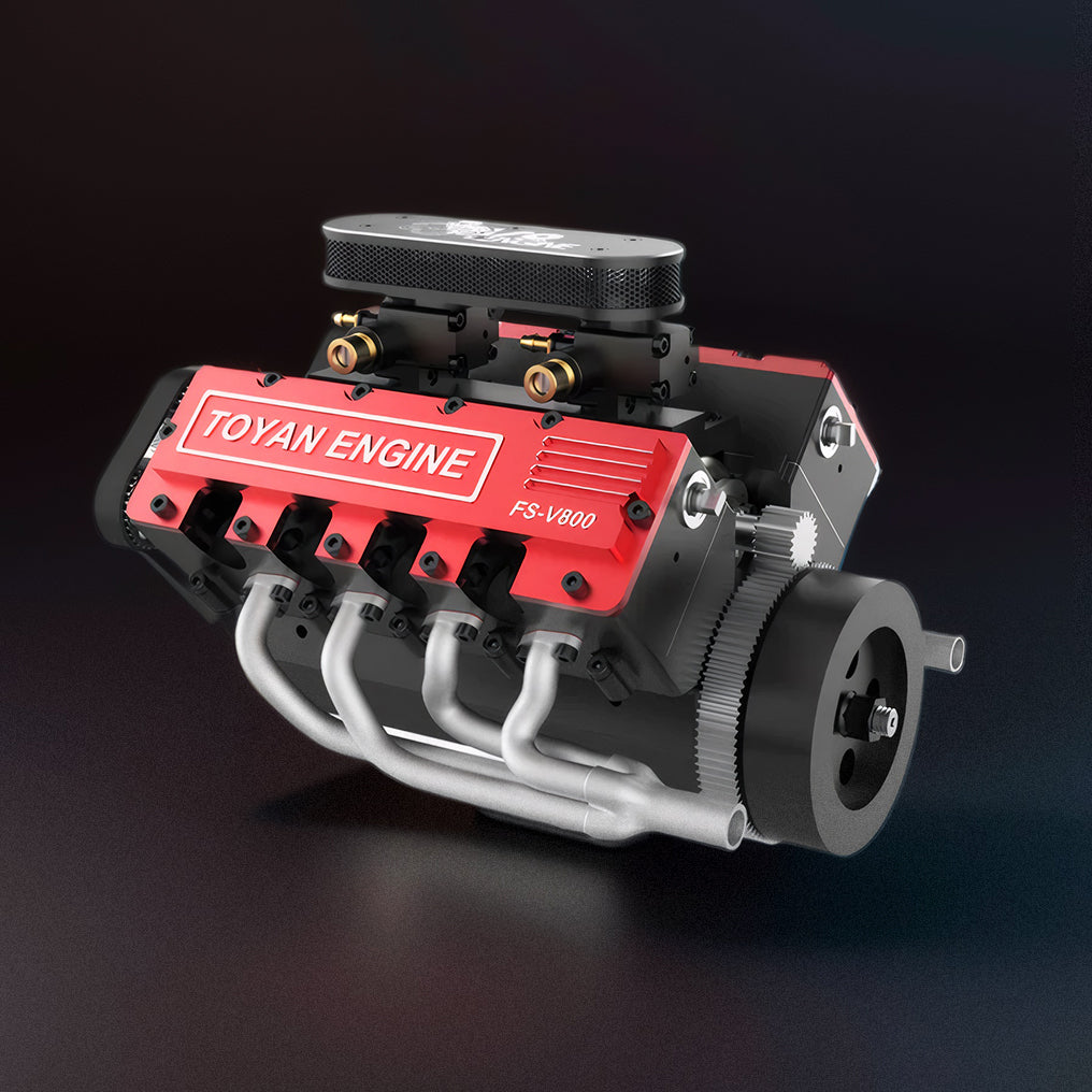 DIYeria™ | DIY V8 Engine Model That Run 28cc Gasoline/Nitro Engine KIT FS-V800