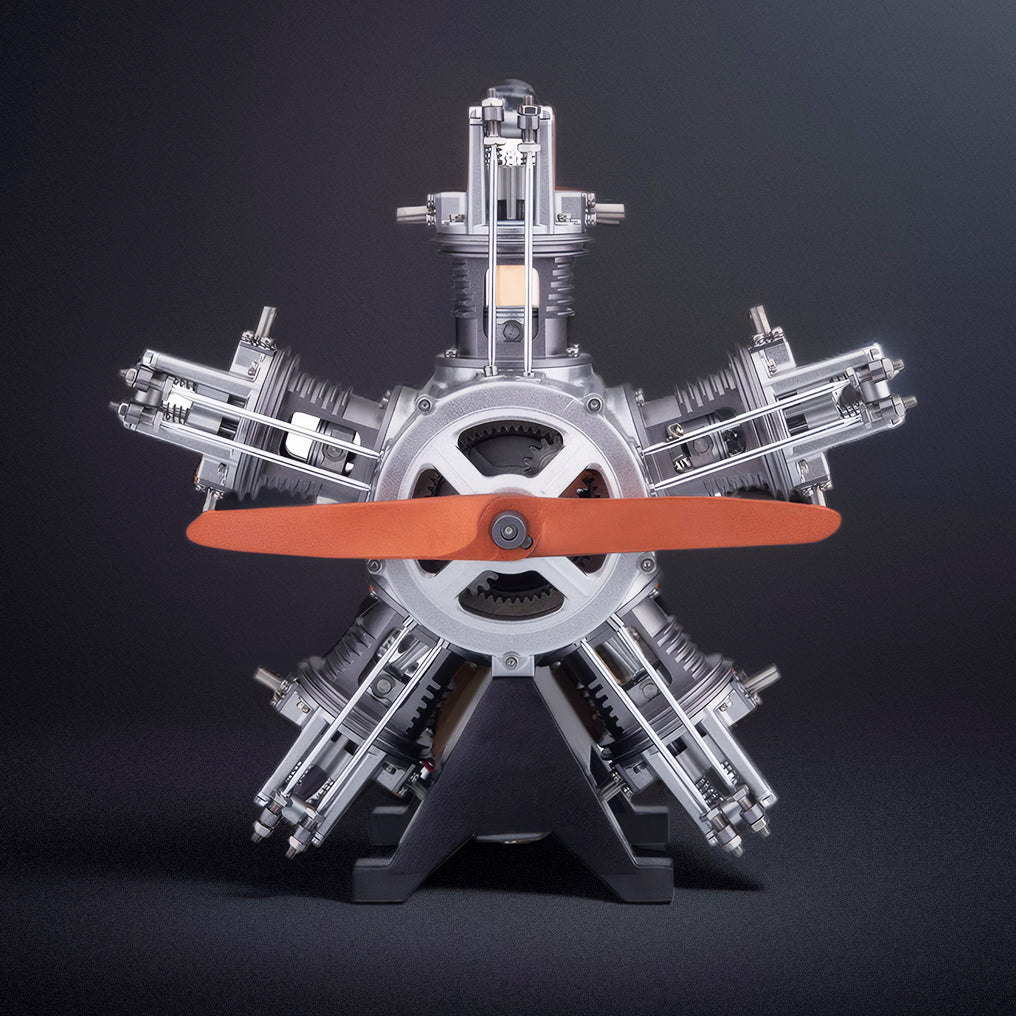 DIYeria™ | DIY 1/6 Full Metal 5 Cylinder Radial Engine Model Kit