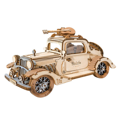 DIYeria  Vintage Car TG504 - Modern 3D Wooden Puzzle