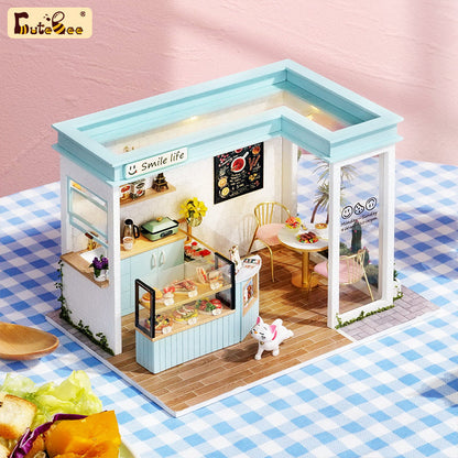 DIYeria™ | 1: 24 DIY Dollhouse Kit (Happy Shop Series)