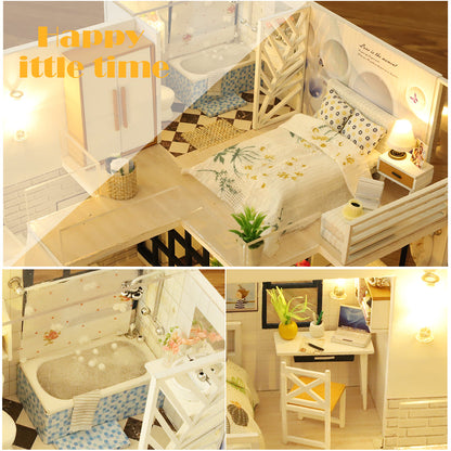 DIYeria™ | 1: 24 DIY Dollhouse Kit (Happy Time)