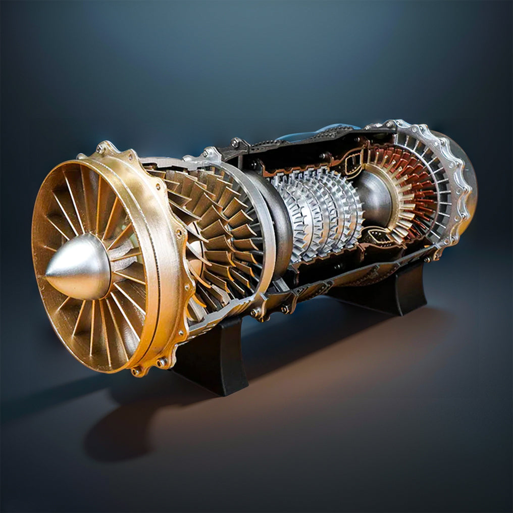 DIYeria™ | DIY 1/20 WS-15 Turbofan Engine Model Kit that Works - 150+Pcs