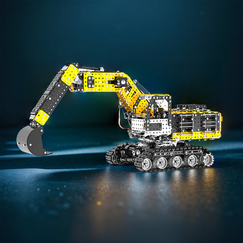 DIYeria™ | DIY 3D Metal Simulation of Alloy RC Excavator 2.4G 12CH Model Puzzle Kit-2544PCS