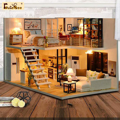 DIYeria™ | 1: 24 DIY Dollhouse Kit (Elegant)