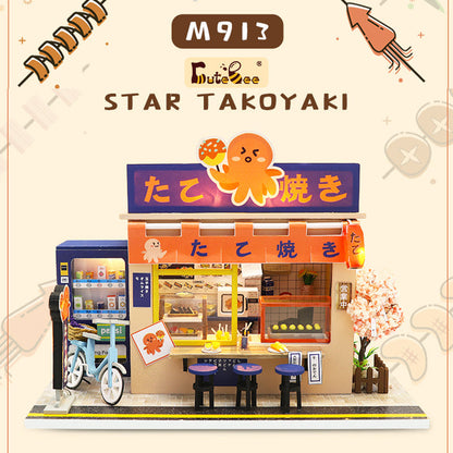 DIYeria™ | 1: 24 DIY Dollhouse Kit (Star Takoyaki)