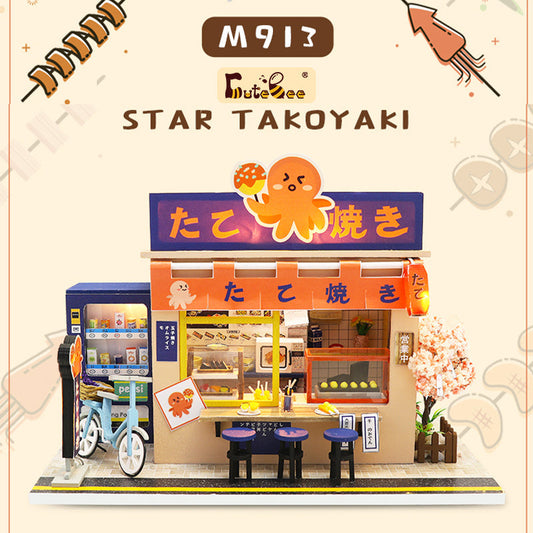 DIYeria™ | 1: 24 DIY Dollhouse Kit (Star Takoyaki)