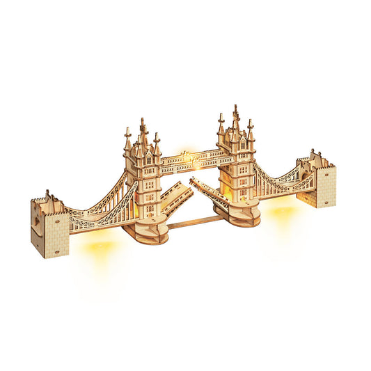 DIYeria  Tower Bridge With Lights TG412 Architecture 3D Wooden Puzzle