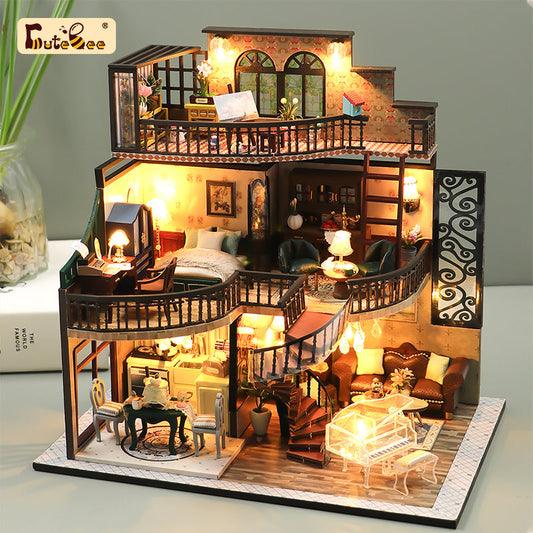 DIYeria™ | 1: 24 DIY Dollhouse Kit (Dream Building Pavilion)