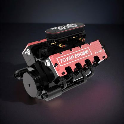 DIYeria™ | DIY V8 Engine Model With Starter Kit That Run 28cc Gasoline/Nitro Engine KIT FS-V800