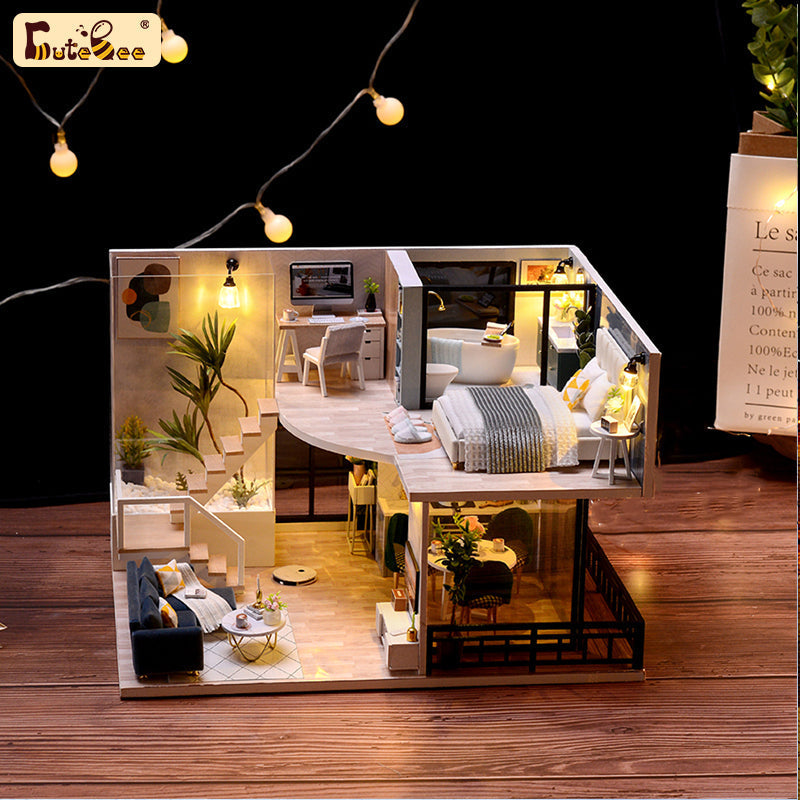 DIYeria™ | 1: 24 DIY Dollhouse Kit (Cozy Time)