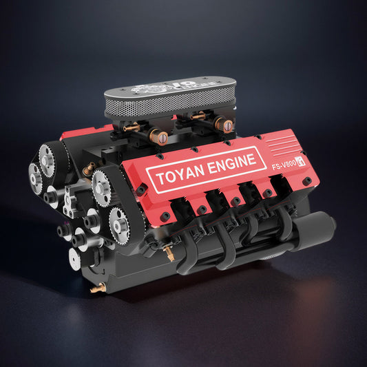 DIYeria™ | DIY V8 Engine Model That Run 28cc Gasoline/Nitro Engine KIT FS-V800