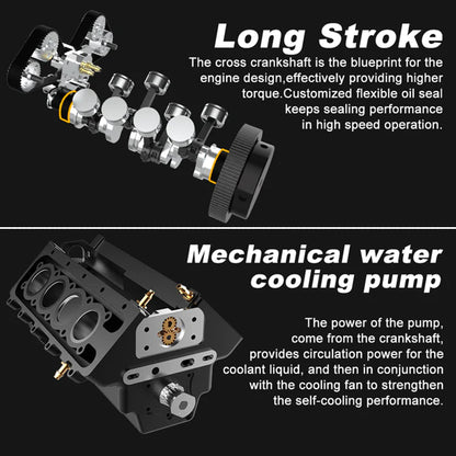 DIYeria™ | DIY V8 Engine Model That Run 28cc Gasoline/Nitro Engine KIT FS-V800