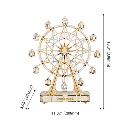 DIYeria  TGN01 Ferris Wheel Wooden Music Box