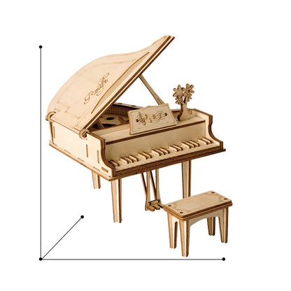 DIYeria  Grand Piano TG402 3D Wooden Puzzle