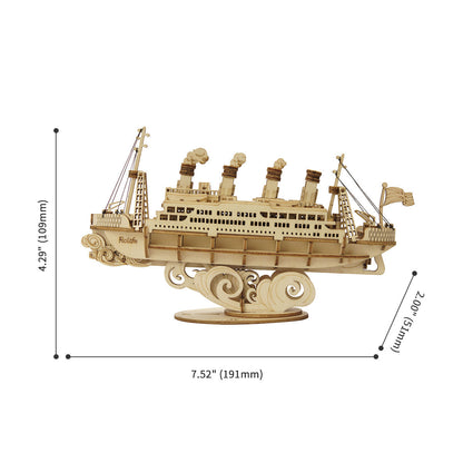 DIYeria  Cruise Ship TG306 3D Wooden Puzzle Decor