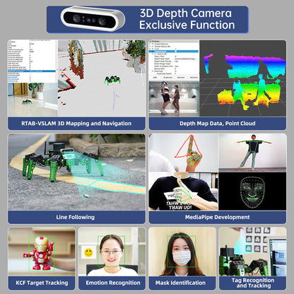 DIYeria™ | Educational Miniature Programming JetHexa ROS Hexapod Robot Kit Powered by Jetson Nano