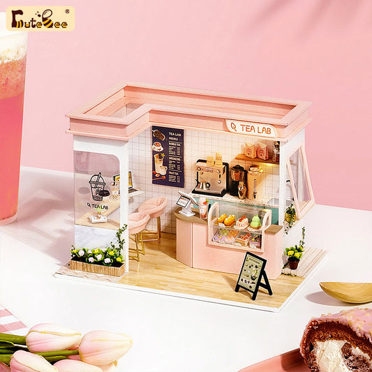 DIYeria™ | 1: 24 DIY Dollhouse Kit (Happy Shop Series)