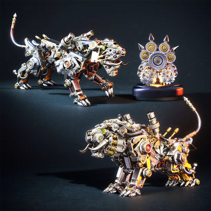 DIYeria™ | DIY 3D Metal Model Bengal Tiger Kit Puzzles Building Block Set Toys