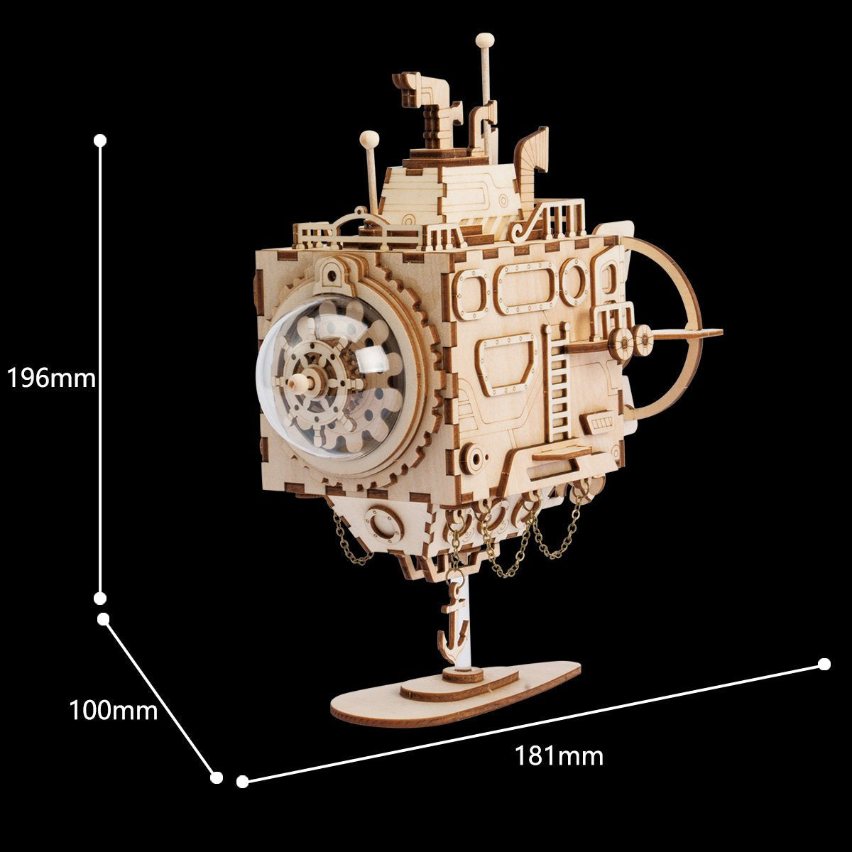 DIYeria Submarine AM680 - DIY Steampunk Music Box