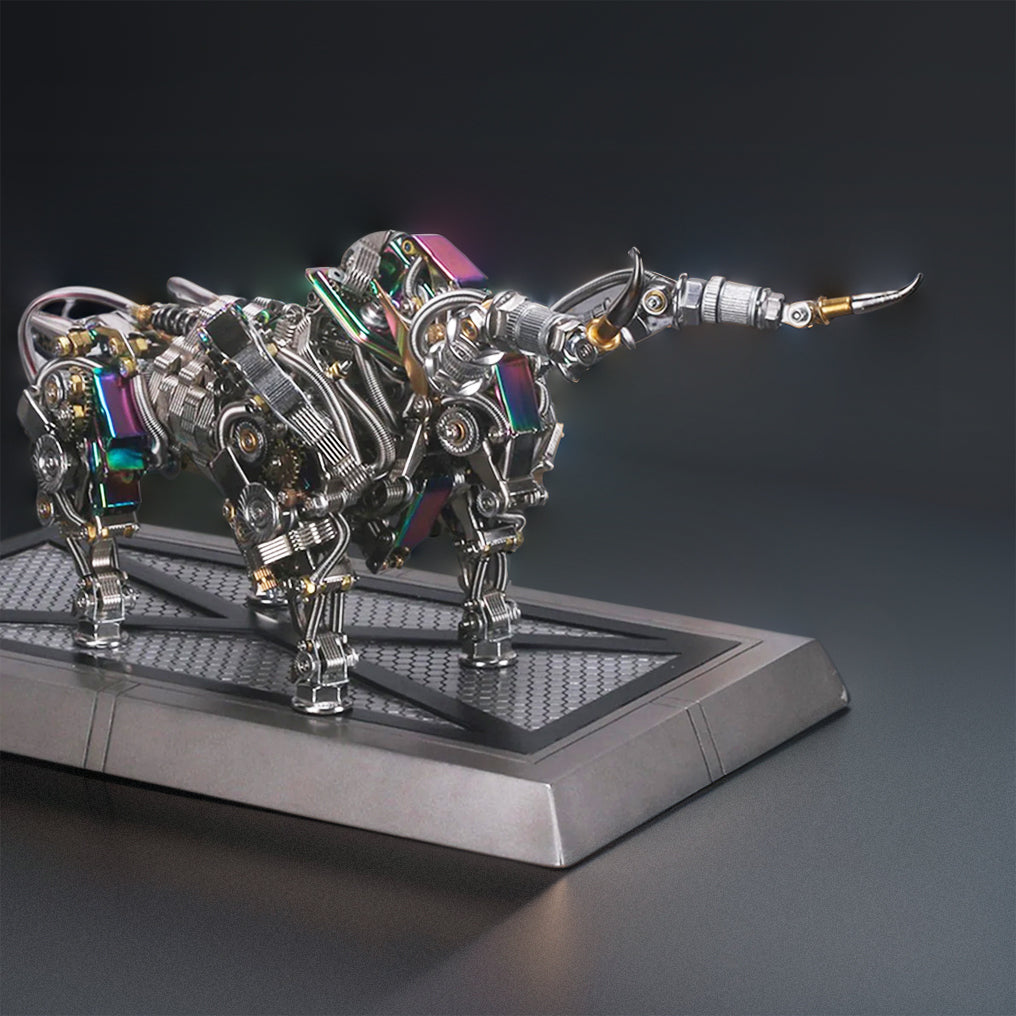 DIYeria™ | DIY 3D Metal Mechanical Bull Animal Model Assembly Kit 1087Pcs