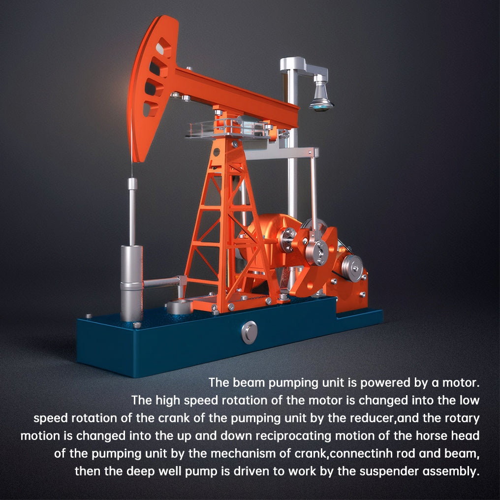 DIYeria™ | DIY Educational 3D Metal Oilfield Working Equipment with Pumping Unit that Works