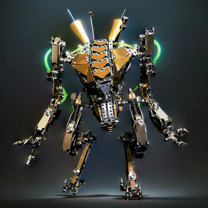 DIYeria™ | DIY XIA-A Metal Future Mech Model with Articulated Joints & Lights