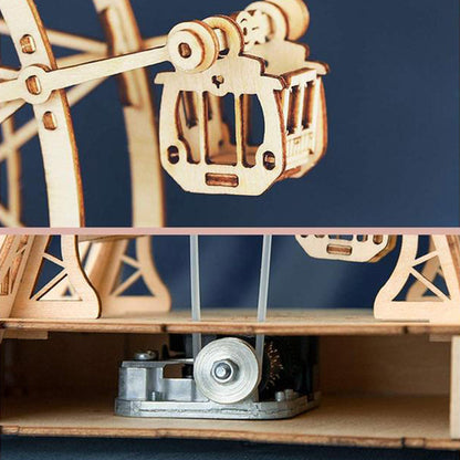 DIYeria  TGN01 Ferris Wheel Wooden Music Box