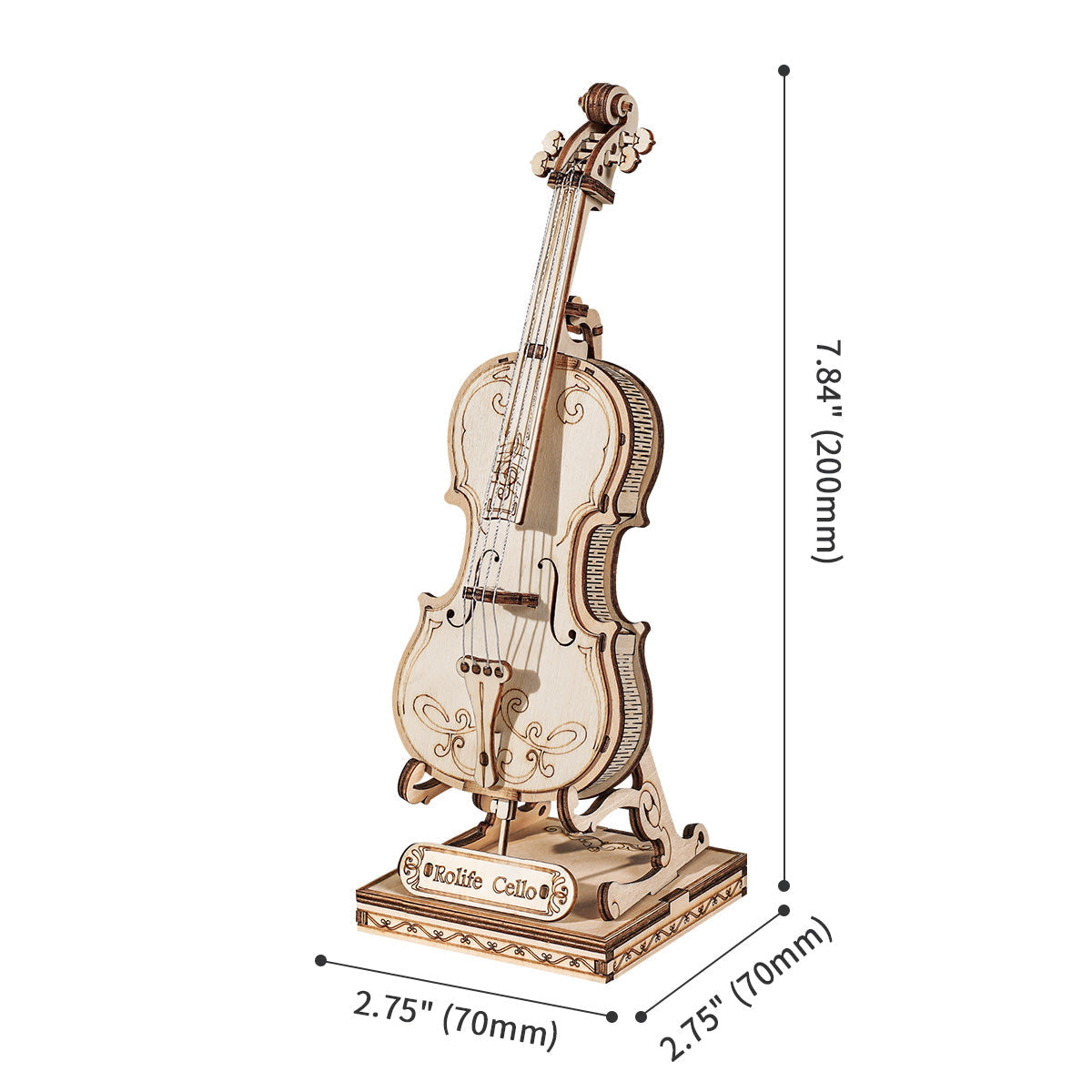 DIYeria  Cello TG411 3D Wooden Puzzle