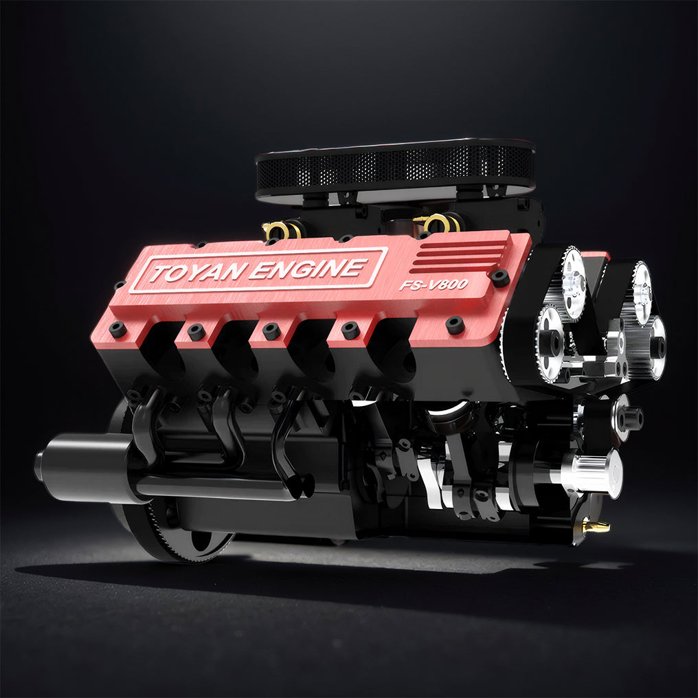 DIYeria™ | DIY V8 Engine Model That Run 28cc Gasoline/Nitro Engine KIT FS-V800