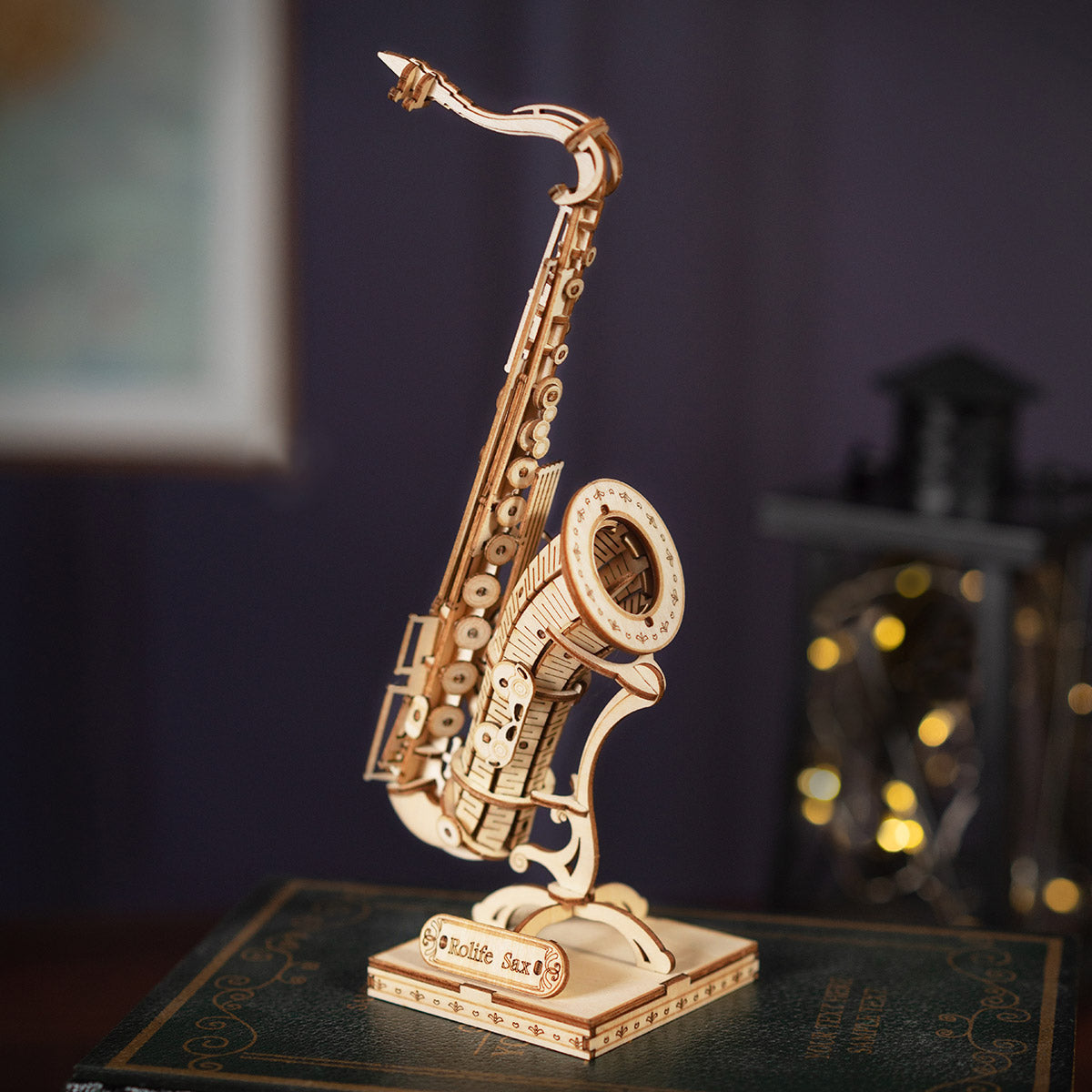 DIYeria  Saxophone TG309 3D Wooden Puzzle