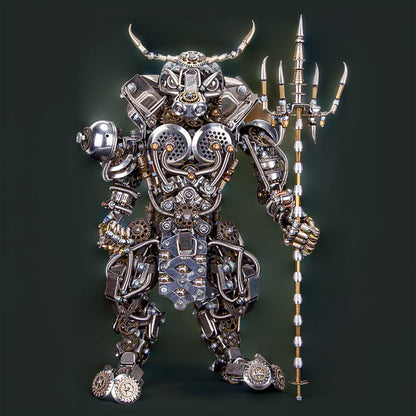 DIYeria™ | DIY 3D Metal Mechanical Bull-Headed Man Punk Demon Assembly Model 2500+PCS