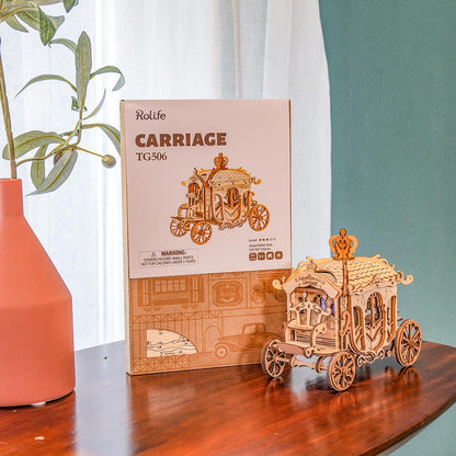 DIYeria  Classic Carriage TG506 - Modern 3D Wooden Puzzle