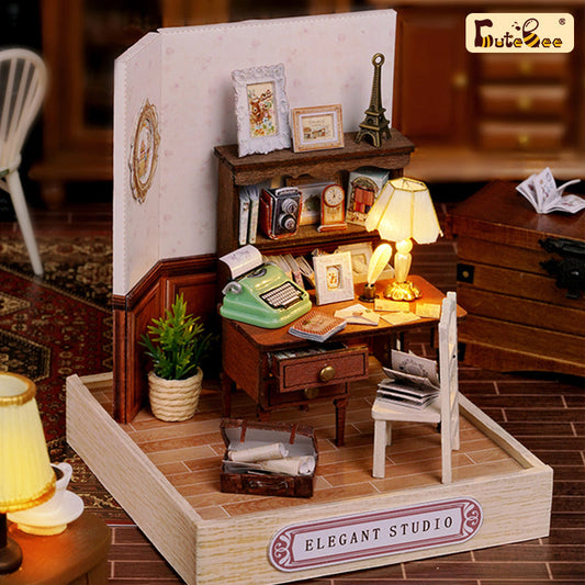 DIYeria™ | 1: 24 DIY Dollhouse Kit( Corner of happiness)