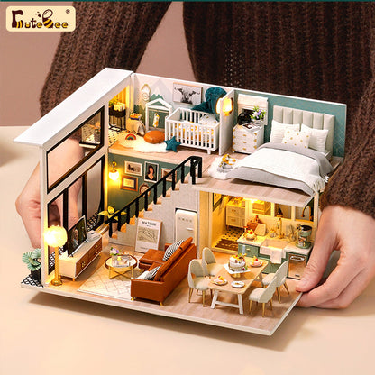 DIYeria™ | 1: 24 DIY Dollhouse Kit (Comfortable Life)