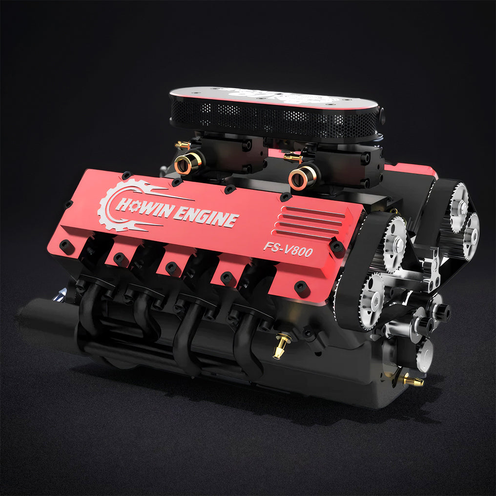 DIYeria™ | DIY V8 Engine Model That Run 28cc Gasoline/Nitro Engine KIT FS-V800