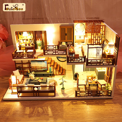 DIYeria™ | 1: 24 DIY Dollhouse Kit（Quiet Time）