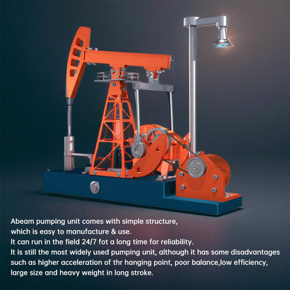 DIYeria™ | DIY Educational 3D Metal Oilfield Working Equipment with Pumping Unit that Works