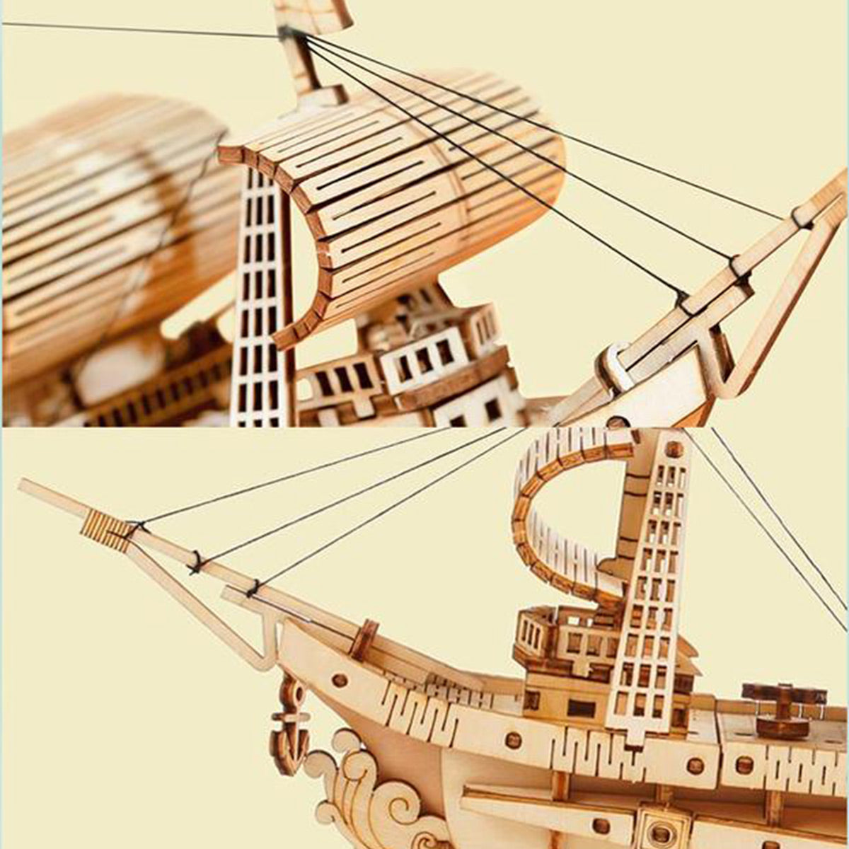 DIYeria  Sailling Ship TG305 3D Wooden Puzzle Decor