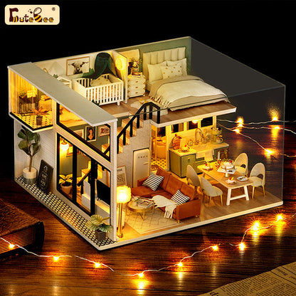 DIYeria™ | 1: 24 DIY Dollhouse Kit (Comfortable Life)