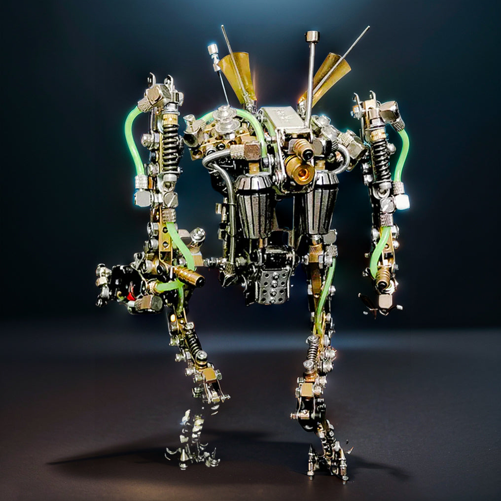 DIYeria™ | DIY XIA-A Metal Future Mech Model with Articulated Joints & Lights