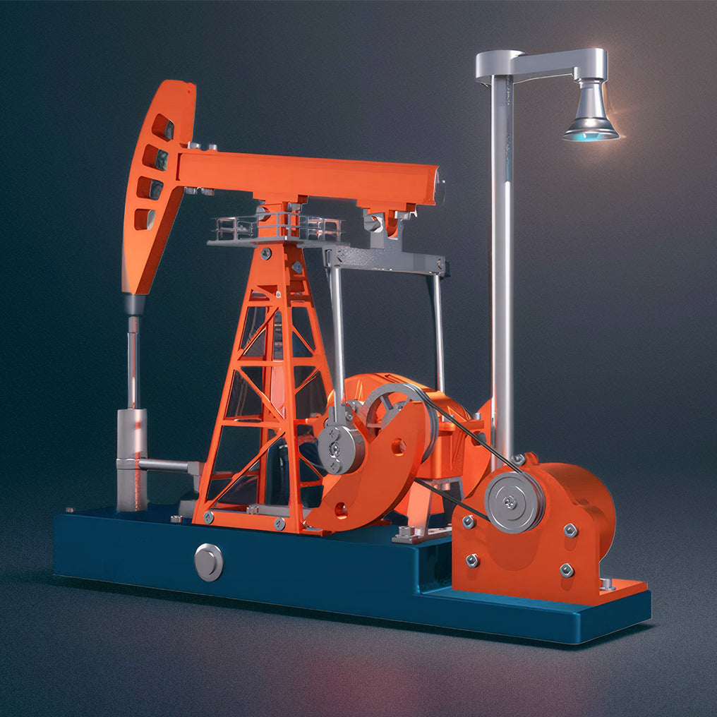 DIYeria™ | DIY Educational 3D Metal Oilfield Working Equipment with Pumping Unit that Works