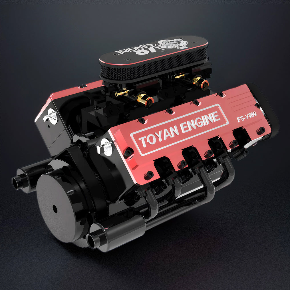 DIYeria™ | DIY V8 Engine Model That Run 28cc Gasoline/Nitro Engine KIT FS-V800