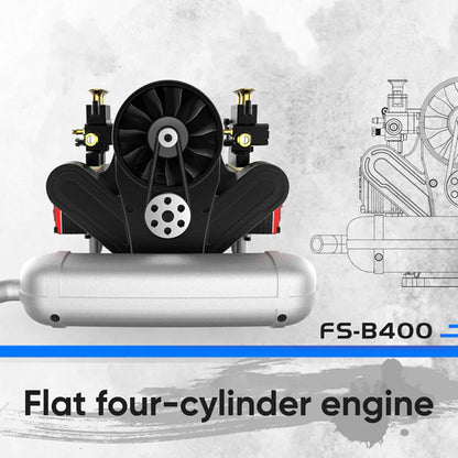 DIYeria™ | DIY 4 Cylinder Four-Stroke 14cc Nitro H4 Engine Model Kit FS-B400