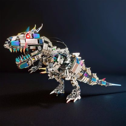 DIYeria™ | DIY 3D Mechanical Rex Dinosaur Metal Model Puzzles Building Block Set Toys - 2500PCS+55cm Height